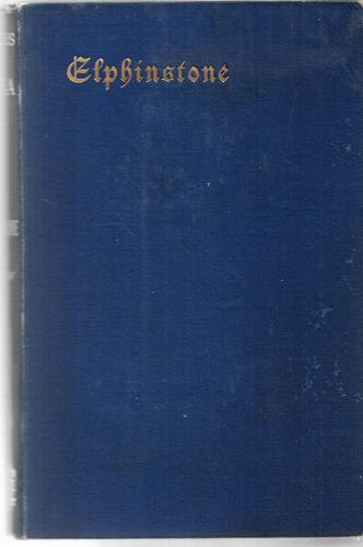 Rulers Of India - Mountstuart Elphinstone by J. S. Cotton