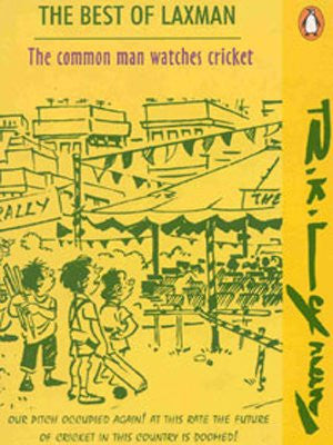 Common Man Watches Cricket by R K Laxman