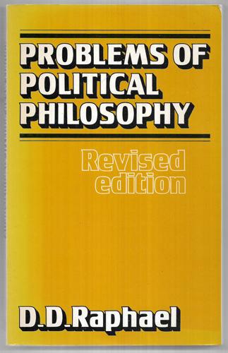 Problems of Political Philosophy by D. D. Raphael