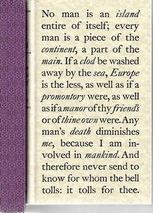 No Man Is An Island: a Selection From the Prose of John Donne by John Donne
