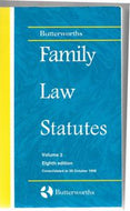 Butterworths Family Law Statutes 1998: Volume 2 by N Karunahan