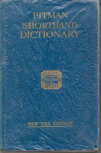 Shorthand Dictionary, Pitman's by Sir Isaac Pitman