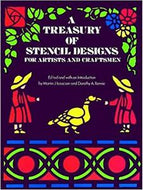 A Treasury of Stencil Designs for Artists And Craftsmen by Martin J. Isaacson